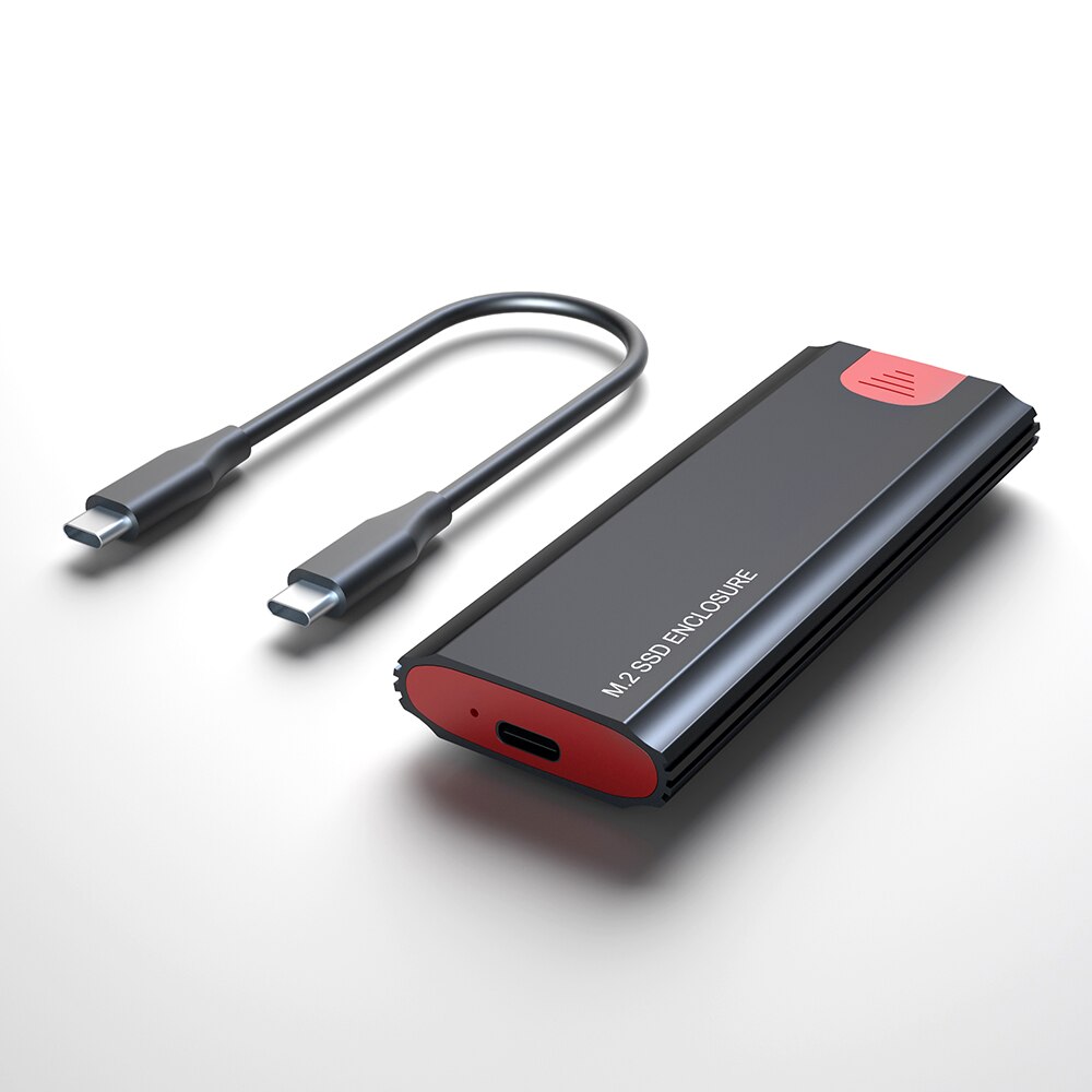 M2 SSD Case NVME Enclosure M.2 to USB Type C 3.1 Gen 2 SSD Adapter for NVME PCIE NGFF SATA M+B Key SSD Disk Box M.2 